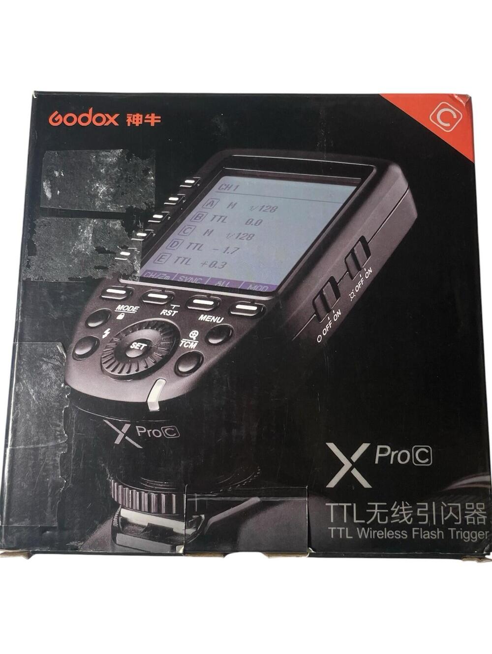 Godox X Pro C  Wireless Flash Trigger Compatible with Sony - Brand New / OpenBox